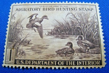 UNITED STATES -1942 - SCOTT # RW9