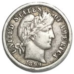 Barber Dime